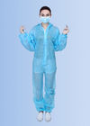 Safety Chemical Protective Blue Disposable Coveralls Suit Waterproof