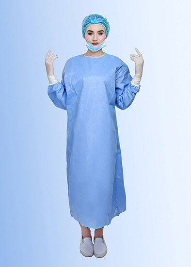 30-60gsm Non Woven Medical Disposables SMS Fabric Sterile Surgical Gowns